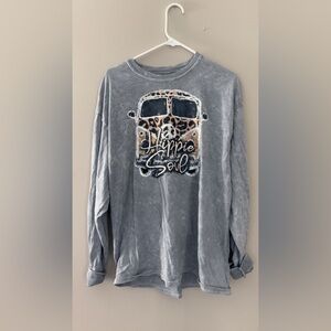 Gray Graphic Sweatshirt
